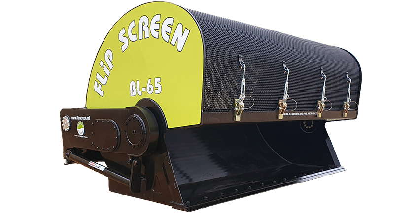 Flip Screen BL-65 Screening Bucket Attachment