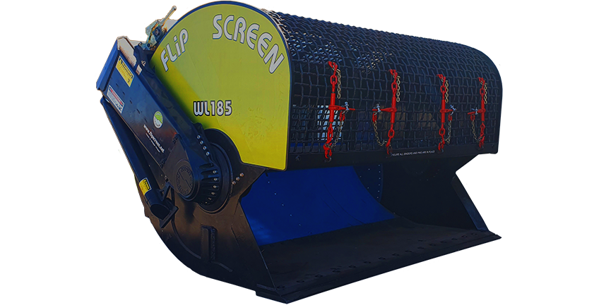 Flip Screen WL-185D Screening Bucket Attachment